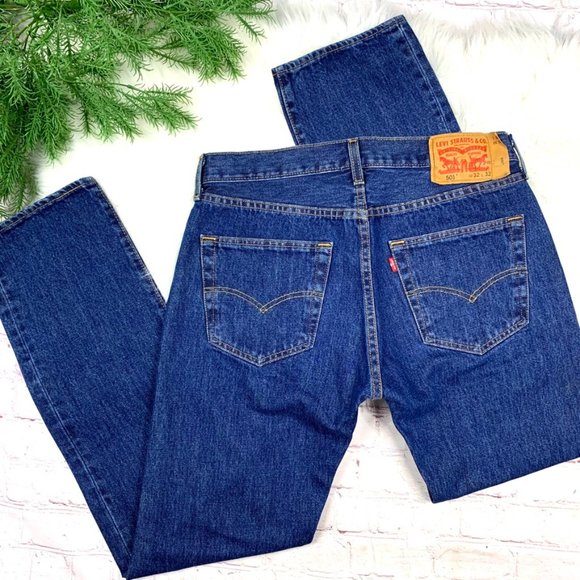 👖NEW |•LEVI'S•| 501Button Fly Jeans 32x32 👖 - Picture 5 of 9